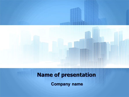 Cityscapes Presentation Template, Master Slide