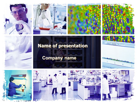 Mass Laboratory Testing Presentation Template, Master Slide