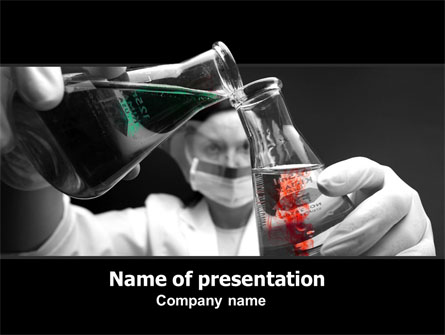 Chemical Reaction Presentation Template, Master Slide