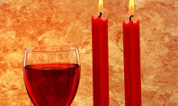 Candles and Wine Presentation Template