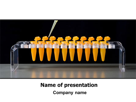 Laboratory Studies Presentation Template, Master Slide