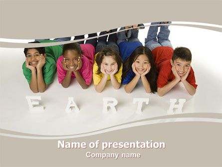 Children of Earth Presentation Template, Master Slide