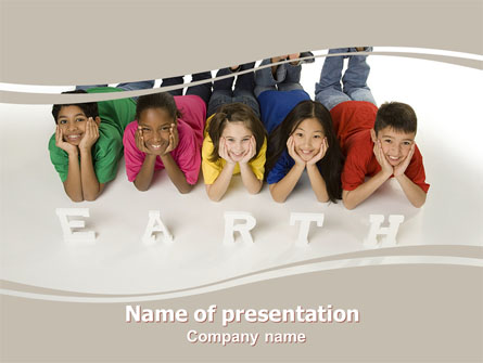 Children of Earth Presentation Template, Master Slide