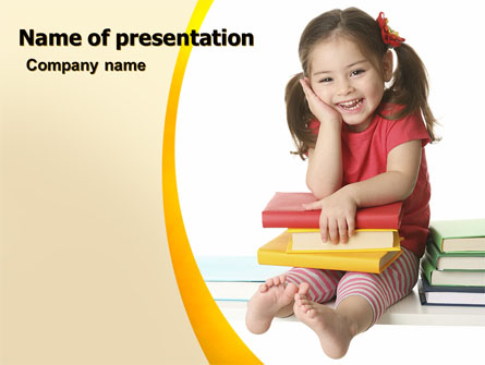 Little Reader Presentation Template, Master Slide