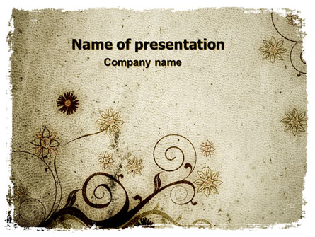 Floral Design Presentation Template for PowerPoint and Keynote | PPT Star