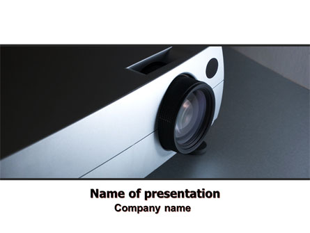 Video Projector Presentation Template, Master Slide