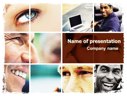 Eyes Presentation Template, Master Slide