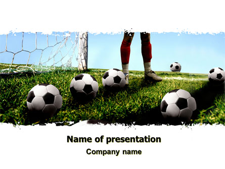 Soccer Training Presentation Template, Master Slide