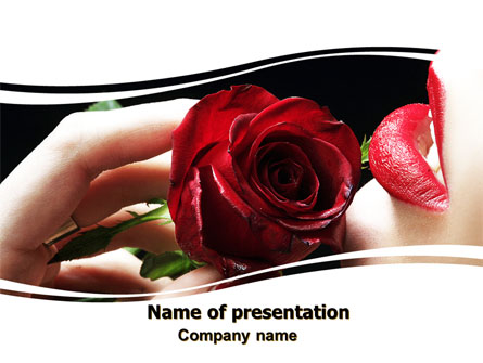 Red Passion Presentation Template, Master Slide