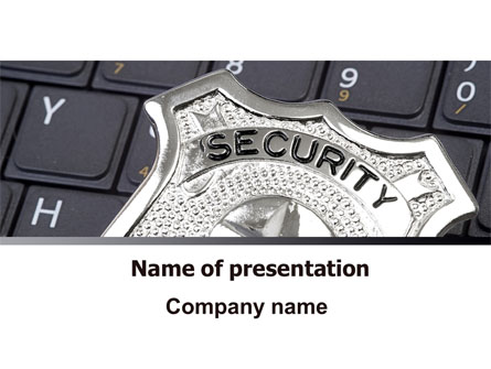 Web Security Presentation Template, Master Slide