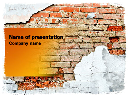 Wall Presentation Template, Master Slide