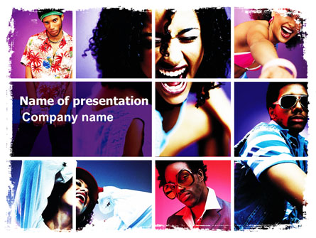 Clubbers Presentation Template, Master Slide