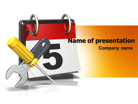 Building Deadline Presentation Template, Master Slide