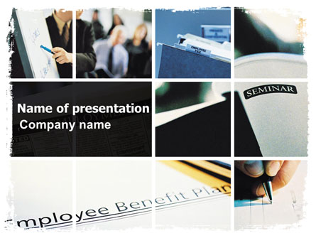 Employee Benefit Plan Presentation Template, Master Slide