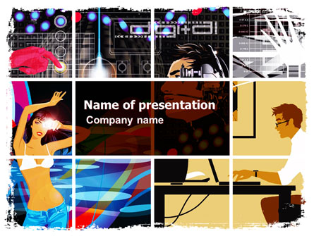 Digital Technologies Presentation Template, Master Slide