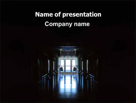 Hospital Hall Presentation Template, Master Slide