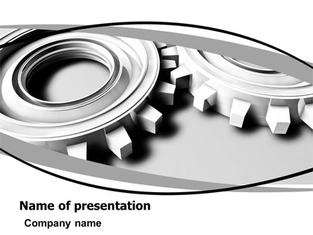 Organized Mechanism Presentation Template, Master Slide