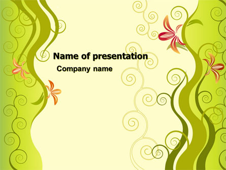 Ivy Theme Presentation Template, Master Slide