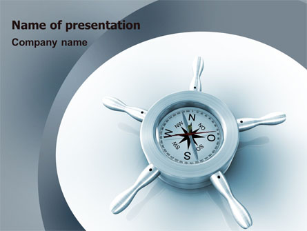 Steering Wheel Presentation Template, Master Slide