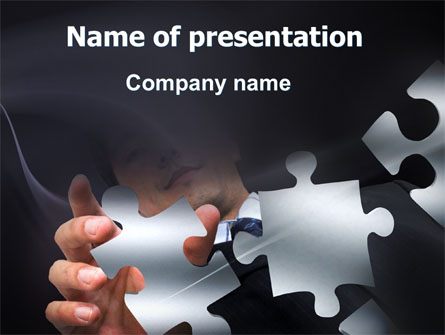 Solving Puzzle Presentation Template, Master Slide