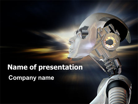 Artificial Head Presentation Template, Master Slide