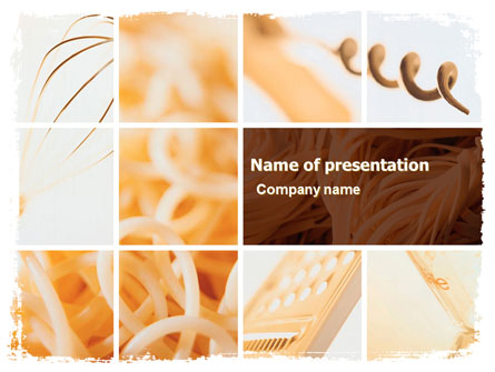 Pasta Presentation Template, Master Slide