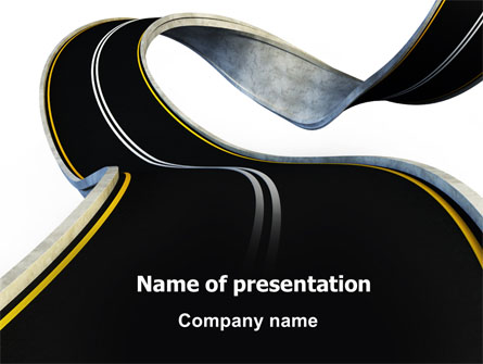 High Way Presentation Template, Master Slide