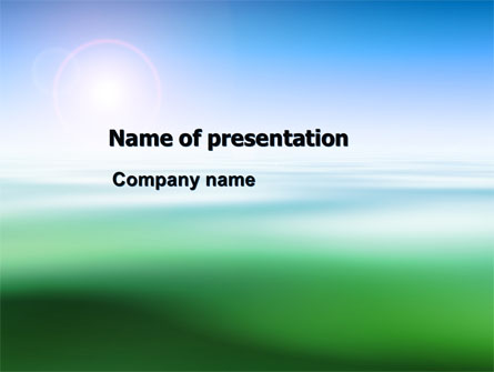 Abstract Blur Presentation Template, Master Slide