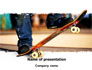 Skateboarder slide 1