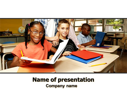 Back-To-School Presentation Template, Master Slide