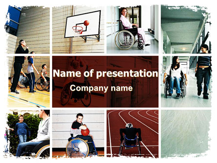 Disabled People Presentation Template, Master Slide