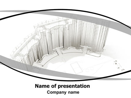 Building Draft Presentation Template, Master Slide