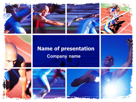 Athlete Presentation Template, Master Slide