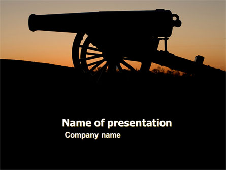 Alamo Sunset Presentation Template, Master Slide