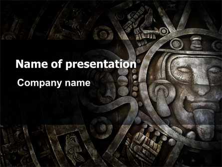 Pre-Columbian Art Presentation Template, Master Slide