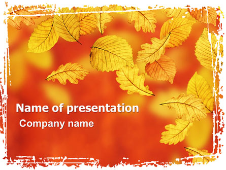 Autumn Colors Presentation Template, Master Slide