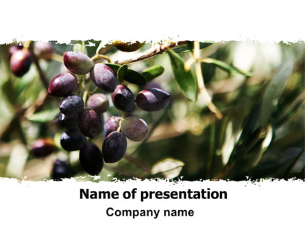 Olive Presentation Template, Master Slide