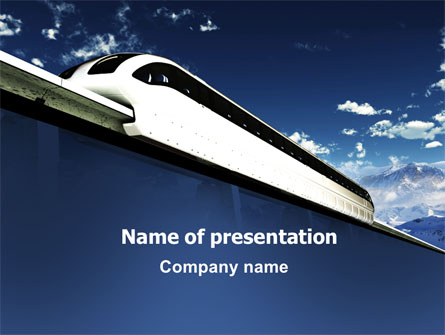 Monorail Presentation Template, Master Slide