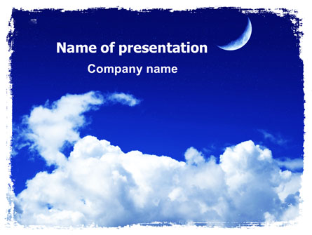 New Moon Presentation Template, Master Slide