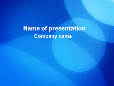 Blue Geometry Free Presentation Template, Master Slide