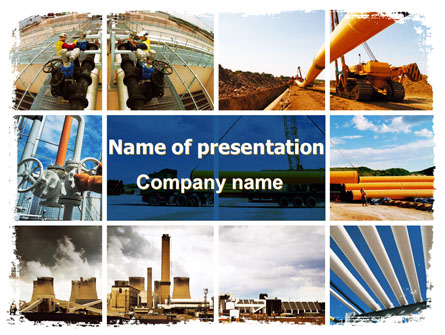 Pipeline Presentation Template, Master Slide