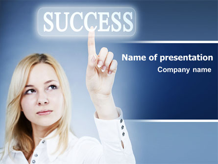 Reaching for Success Presentation Template, Master Slide