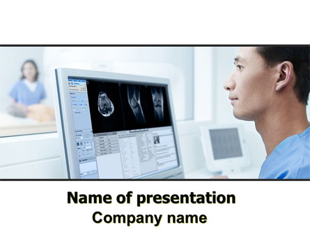 Tomography Research Presentation Template, Master Slide
