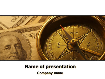 Money Compass Presentation Template, Master Slide