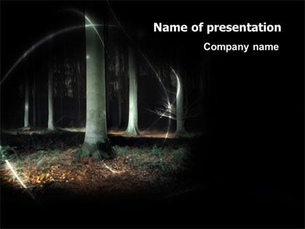 Mystic Woods Presentation Template, Master Slide