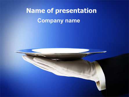 Waiter Presentation Template, Master Slide