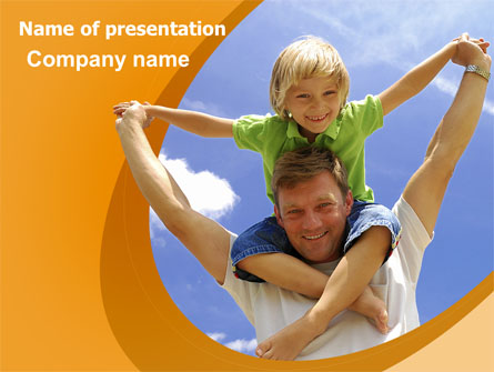 Fatherhood Presentation Template, Master Slide