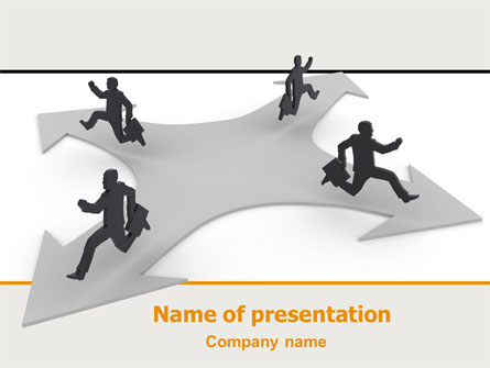 Outflow of Capital Presentation Template, Master Slide