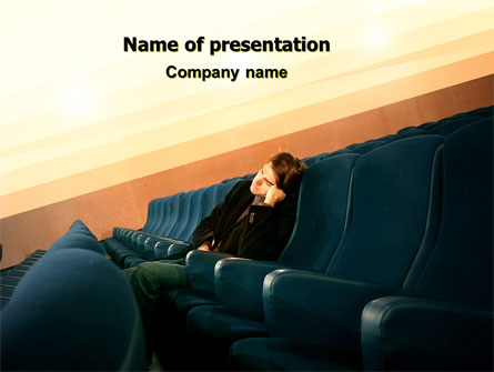 Boring Movie Presentation Template, Master Slide