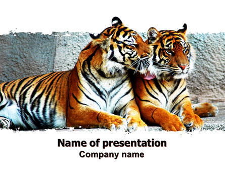 Tigers Presentation Template, Master Slide